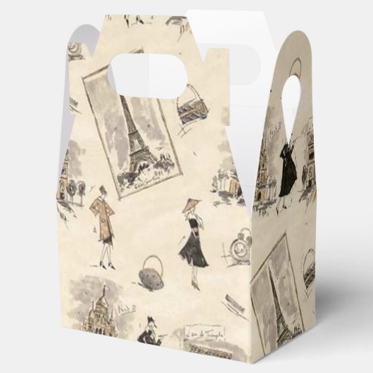 Paris Sights 1 Bedankdoosjes (Geopend)