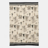 Paris Sights 1 Theedoek (Verticaal)