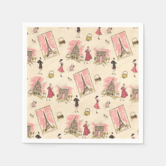 Paris Sights 2 Servetten (Voorkant)