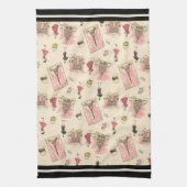 Paris Sights 2 Theedoek (Verticaal)