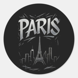 Paris Silhouette Sticker