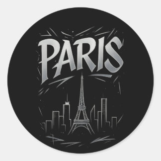 Paris Silhouette Sticker