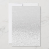 Paris Silver Glitter Lights Sweet 16 Kaart (Achterkant)