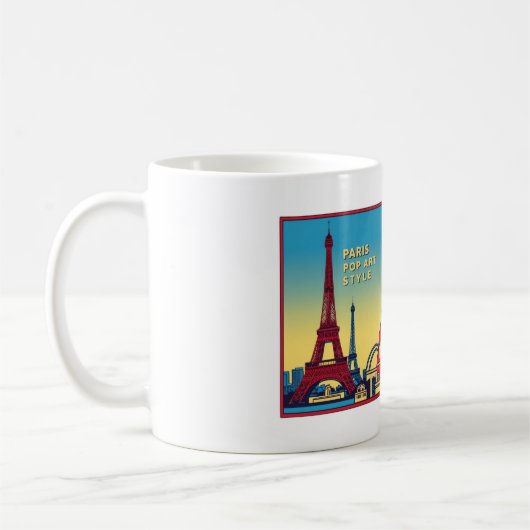 Paris Skyline 1 Koffiemok (Links)