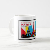 Paris Skyline 2 Koffiemok (Voorkant links)