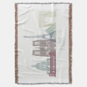 Paris Skyline Deken (Voorkant Verticaal)