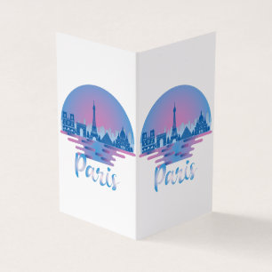 Paris Skyline - France Travel Kaart