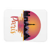 Paris Skyline - France Travel Magneet (Horizontaal)