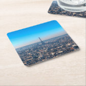Paris Skyline Kartonnen Onderzetters (Schuin)