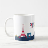 Paris Skyline Koffiemok (Links)
