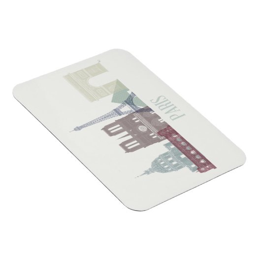 Paris Skyline Magneet (Rechterzijde)