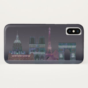 Paris Skyline Night Reflections Case-Mate iPhone Case