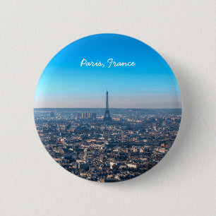 Paris Skyline Ronde Button 5,7 Cm