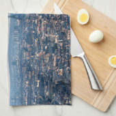 Paris Skyline Theedoek (Quarter Fold)