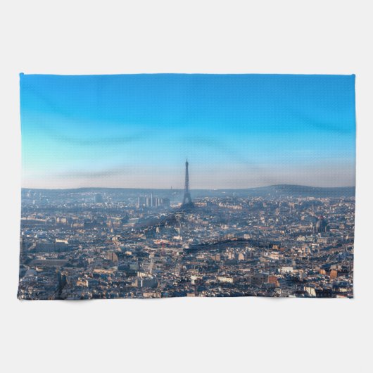 Paris Skyline Theedoek (Horizontaal)