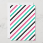 Paris slumber party-uitnodiging kaart (Achterkant)