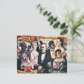 Paris Society, kunst van Max Beckmann Briefkaart (Staand voorkant)