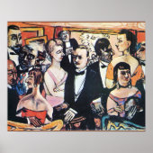 Paris Society, kunst van Max Beckmann Poster (Voorkant)