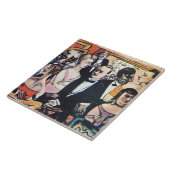 Paris Society, kunst van Max Beckmann Tegeltje (Zijkant)