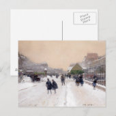 Paris sous la neige ~ Paris onder sneeuwBriefkaart Briefkaart (Voorkant / Achterkant)