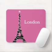 Paris Sparkles Anywhere Muismat fuchsia (Met muis)