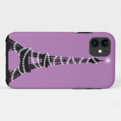 Paris Sparkles iPhone 5 Barely Daar paars Case-Mate iPhone Case (Achterkant (horizontaal))