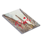 Paris Spiral Photo Notitieboek (Rechterzijde)