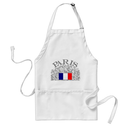 Paris Standaard Schort (Voorkant)