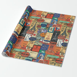  Paris Stckers Cadeaupapier