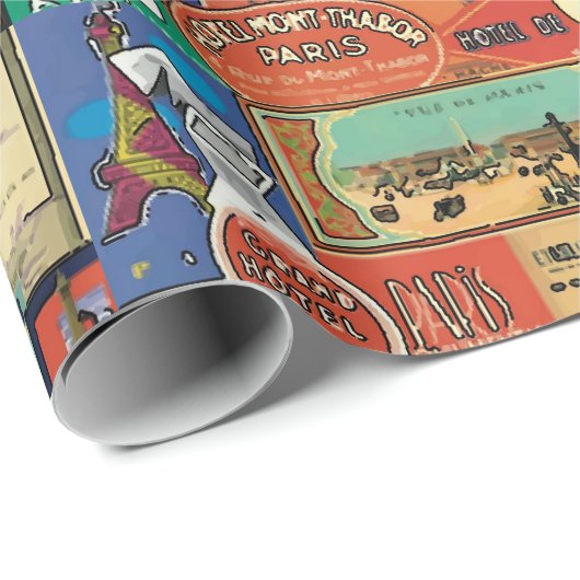  Paris Stckers Cadeaupapier (Rol Hoek)