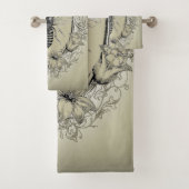 paris steampunk bijenteler franse bijenkoningenkop bad handdoek (Insitu)