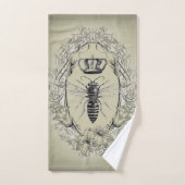 paris steampunk bijenteler franse bijenkoningenkop bad handdoek (Handdoek)