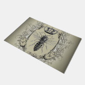 paris steampunk bijenteler franse bijenkoningenkop deurmat (Schuin)