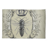 paris steampunk bijenteler franse bijenkoningenkop kussensloop (Achterkant-Links)