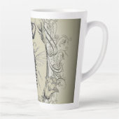 paris steampunk bijenteler franse bijenkoningenkop latte mok (Rechts)