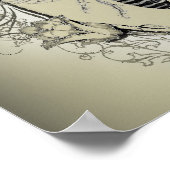 paris steampunk bijenteler franse bijenkoningenkop poster (Hoek)