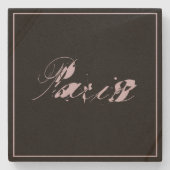 Paris Stenen Onderzetter (Voorkant)