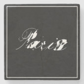 Paris Stenen Onderzetter (Voorkant)