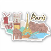 PARIS STICKER (Voorkant)