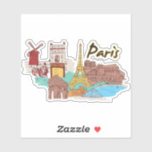 PARIS STICKER (Vel)
