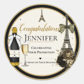 Paris Sticker Labels Baanaanbieding (Voorkant)