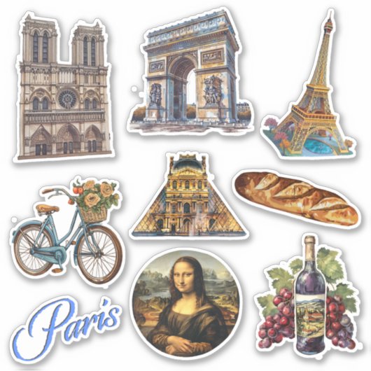 Paris Stickers (Voorkant)