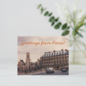 Paris Street Briefkaart (Staand voorkant)
