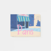 Paris Street  cartoon Post-it® Notes (Voorkant)