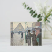 Paris Street in Rainy Weather Briefkaart (Staand voorkant)