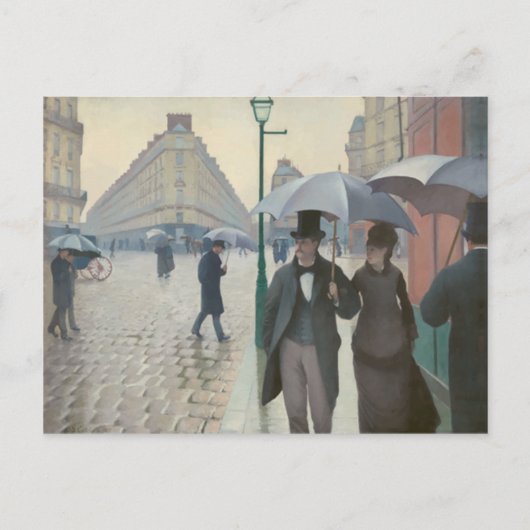 Paris Street in Rainy Weather Briefkaart (Voorkant)