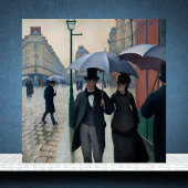  Paris Street in Rainy Weather - Gustave Caillebot Tegeltje