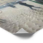 Paris Street in Rainy Weather Poster (Hoek)