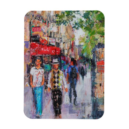 Paris Street Magneet (Verticaal)