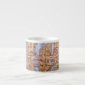 Paris Street Map Espresso Kop (Voorkant)